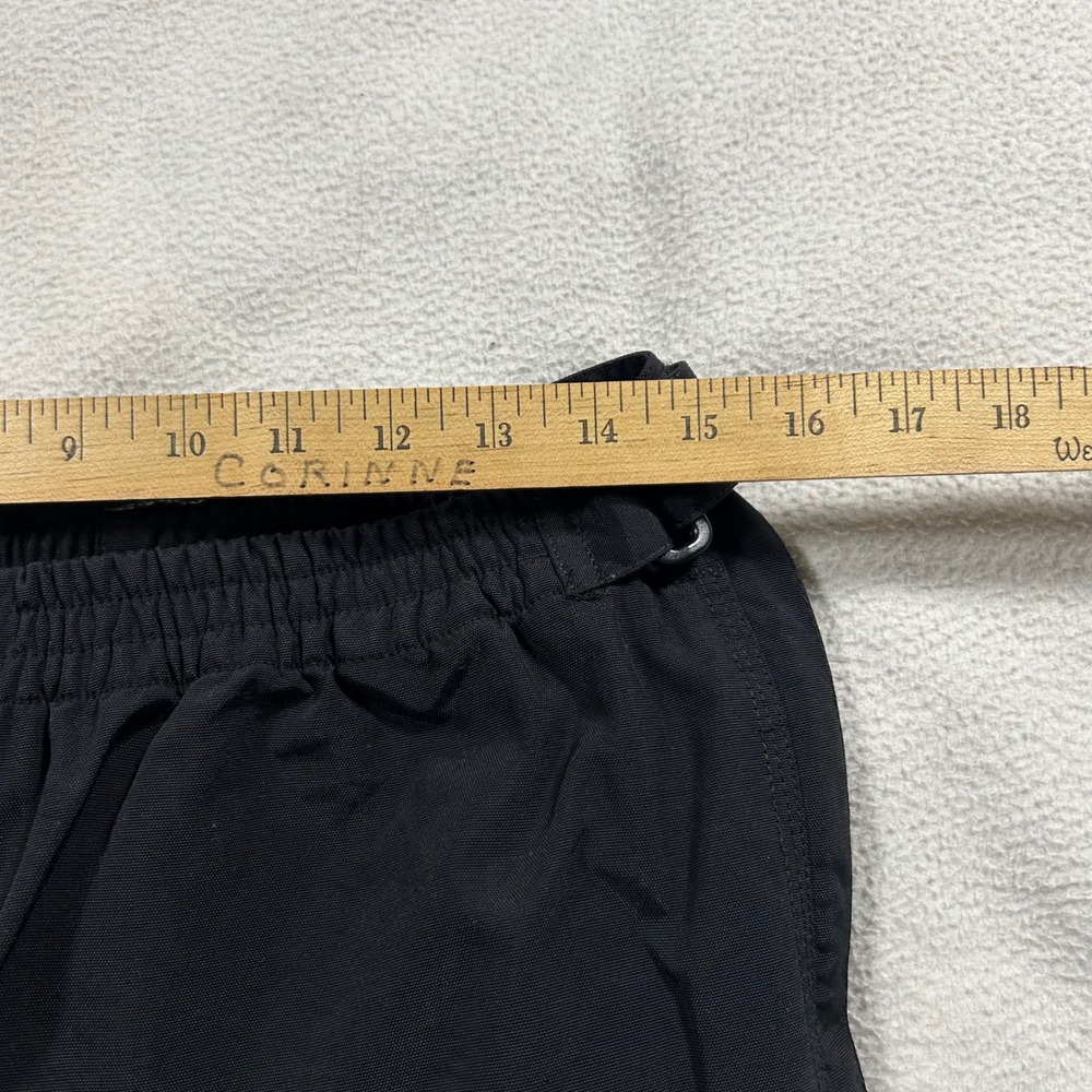 Carhartt B187 BLK Nylon Work Pants Mens Medium Regular Black Side Zip Mesh Lined - Picture 6 of 9